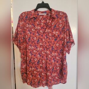 Violet & Claire Red and Blue Floral